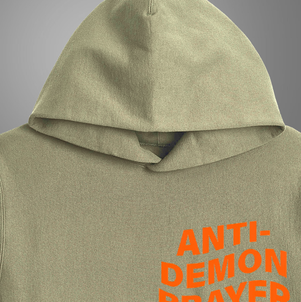Anti-Demon Prayer Club Premium Hoodie – "Militant Mercy" Edition | Kingdom District